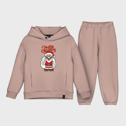 Детский костюм хлопок Oversize Christmas Mario
