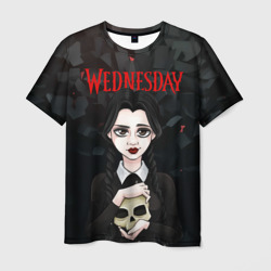 Wednesday black – Мужская футболка 3D с принтом купить со скидкой в -26%