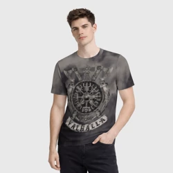 Мужская футболка 3D Вальхалла викингов - фото 2