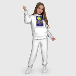 Детский костюм с толстовкой хлопок Космос - фантастика - нейросеть - фото 2