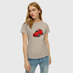 Женская футболка хлопок Машинка Ford Mondeo - фото 2