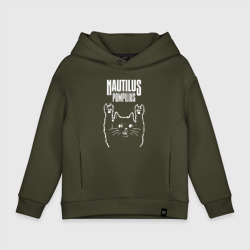 Детское худи Oversize хлопок Наутилус Помпилиус рок кот