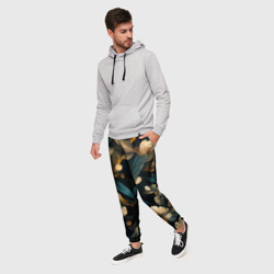 Мужские брюки 3D Узор цветочный паттерн - фото 2