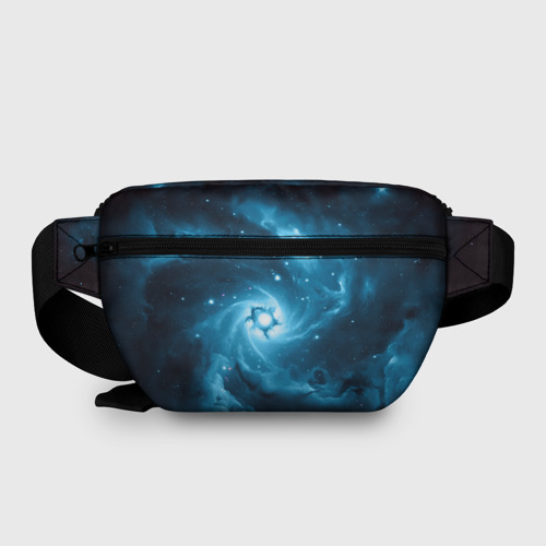 Поясная сумка 3D с принтом An astronaut in blue space, вид сзади #1