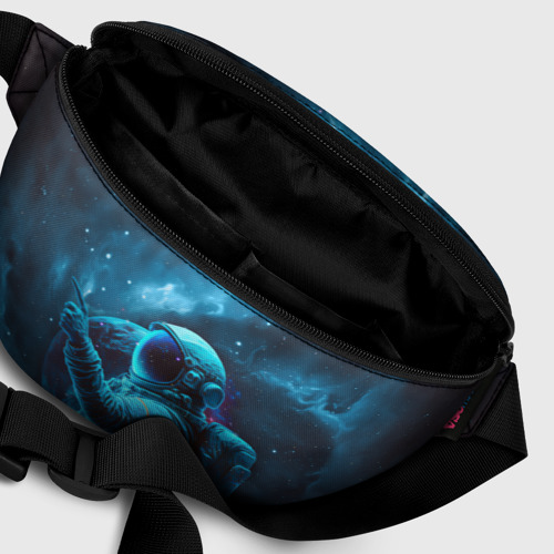 Поясная сумка 3D с принтом An astronaut in blue space, фото #6