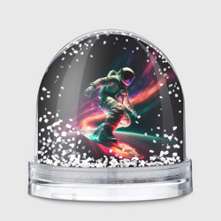 Игрушка Снежный шар Cosmonaut space surfing