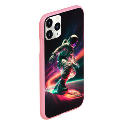 Чехол для iPhone 11 Pro Max матовый Cosmonaut space surfing - фото 2