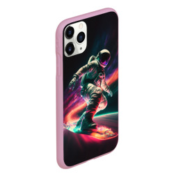 Чехол для iPhone 11 Pro Max матовый Cosmonaut space surfing - фото 2