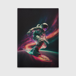 Обложка для автодокументов Cosmonaut space surfing