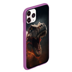 Чехол для iPhone 11 Pro Max матовый The big dinosaur - фото 2