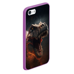 Чехол для iPhone 5/5S матовый The big dinosaur - фото 2