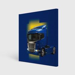 Холст квадратный Scania truck