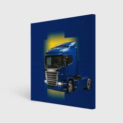 Холст квадратный Scania truck