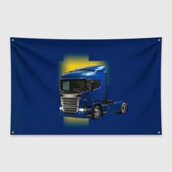 Флаг-баннер Scania truck