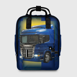 Женский рюкзак 3D Scania truck