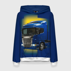 Женская толстовка 3D Scania truck