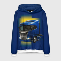 Мужская толстовка 3D Scania truck