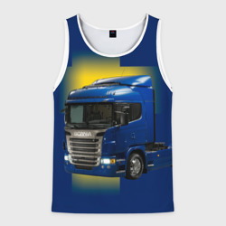 Мужская майка 3D Scania truck