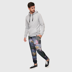 Мужские брюки 3D Цветы необычные - фото 2