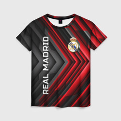 Женская футболка 3D Real Madrid art