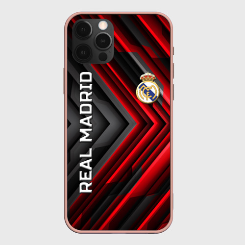 Чехол для iPhone 12 Pro Max с принтом Real Madrid art, вид спереди #2
