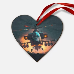 Деревянная игрушка Сердце Вертолет Ка 2 - Ai