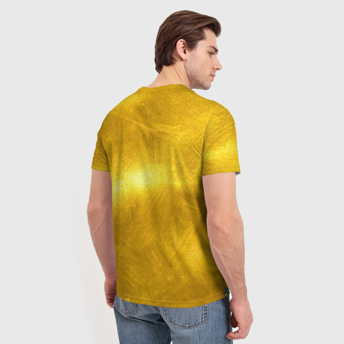 Мужская футболка 3D Густав Климт Поцелуй, цвет 3D печать - фото 4