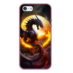 Чехол для iPhone 5/5S матовый Звездный дракон