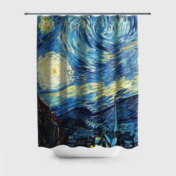 Штора 3D для ванной Van Gogh - The starry night