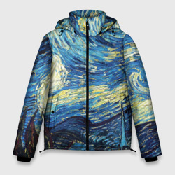 Мужская зимняя куртка 3D Van Gogh - The starry night