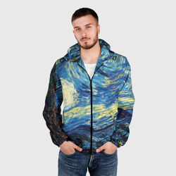 Мужская ветровка 3D Van Gogh - The starry night - фото 2