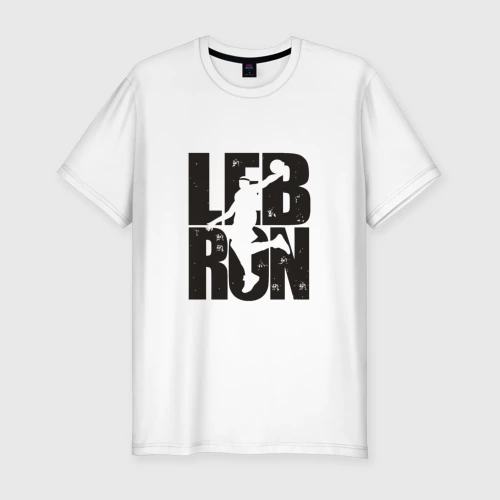 Мужская футболка хлопок Slim Lebron Dunk