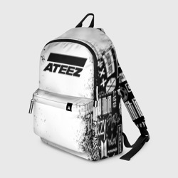 Ateez black and white – Рюкзак 3D с принтом купить