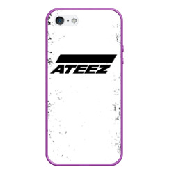 Чехол для iPhone 5/5S матовый Ateez black and white