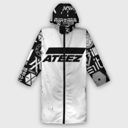 Мужской дождевик 3D Ateez black and white