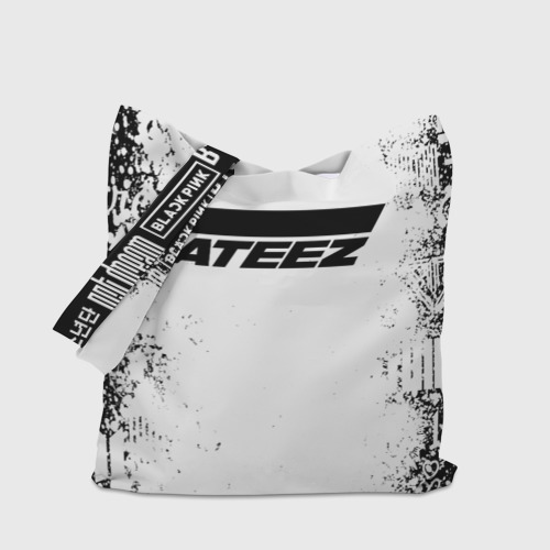 Шоппер 3D Ateez black and white - фото 4