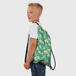 Рюкзак-мешок 3D Камуфляж деревья двуцветный - фото 2