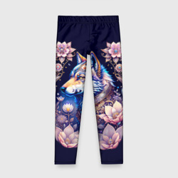 Детские леггинсы 3D Мистическая волчица