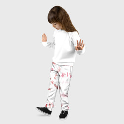 Детские брюки 3D Хештег любовь - фото 2