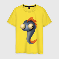 Морской  конек – Мужская футболка хлопок с принтом купить со скидкой в -20%