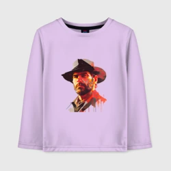 Детский лонгслив хлопок Картина Артур Морган