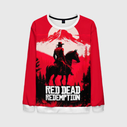 Мужской свитшот 3D Red Dead Redemption, mountain