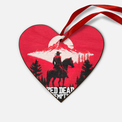 Деревянная игрушка Сердце Red Dead Redemption, mountain