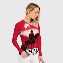 Женский рашгард 3D Red Dead Redemption, mountain - фото 2