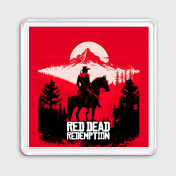 Магнит 55*55 Red Dead Redemption, mountain