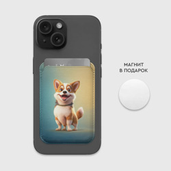 Картхолдер Magsafe магнитный Корги молодец - фото 2