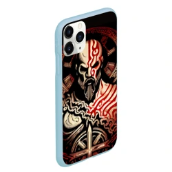Чехол для iPhone 11 Pro Max матовый Кратос кельтский - фото 2
