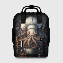 Женский рюкзак 3D Осьминог-повар