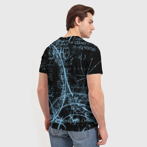 Мужская футболка 3D Шпаргалка по предметам, цвет 3D печать - фото 4