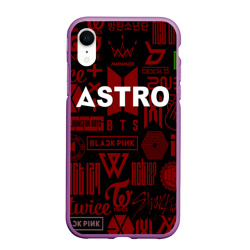 Astro k-pop pattern – Чехол для iPhone XR матовый с принтом купить